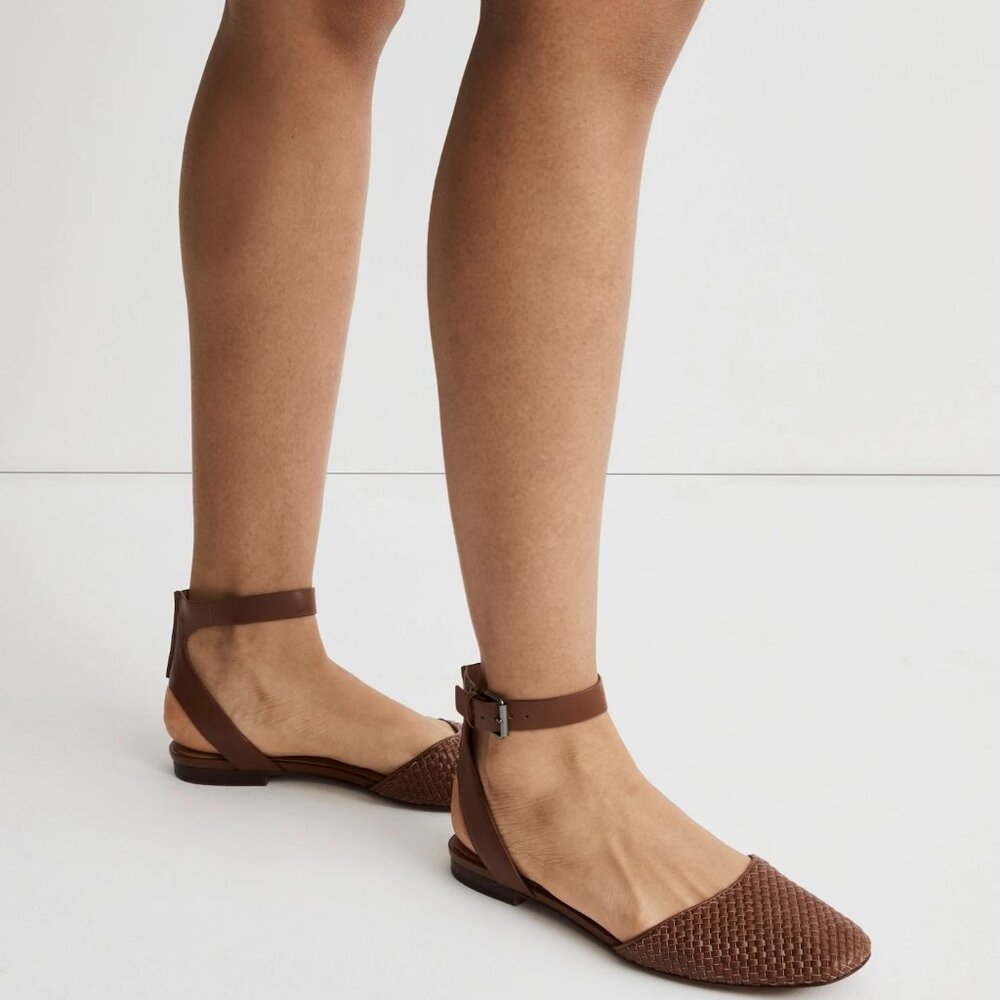 Madewell The Marseilla Ankle-Strap Sandal Dried Maple Women’s US 10.5